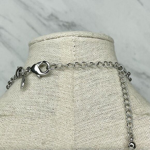 Chicos Mixed Metal Hammered Disc Chain Layering Necklace 42" ✨ - Picture 5 of 6